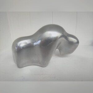 Hoselton Canada Bison Buffalo Aluminum Sculpture #319